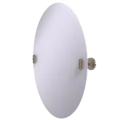 Frameless Oval Tilt Mirror With Beveled Edge - Sb-91-Pew