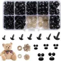 270PCS Safety Eyes and Noses for Crocheting