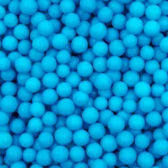 Krazy Sprinkles - Blue 4mm Beads (1/2 Cup, 1x Jar) for Cakes, Ice Cream & Cookies