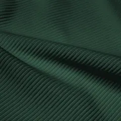 Ribbed Spandex Fabric Alpine Green
