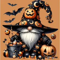 Halloween Diamond Painting Kits for Adults-14x14 Inch