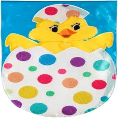 Polka Dot Easter Egg 2 Sided Garden Flag