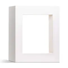 iFrame Pre-Cut White Picture Mats With Light Cream Bevel Cut For Photo And Frames | Mats Only | Acid Free Material | Made In USA (Pack of 50)