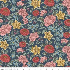 Hartfield in Navy (c16530-navy) | Emma | Riley Blake Designs | Riley Blake