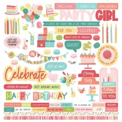 PhotoPlay Birthday Sparkle Element Sticker