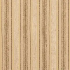 Almond - BeigeTaupe Stripe Upholstery Fabric 54 Inches"