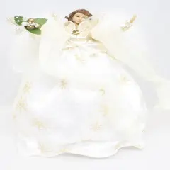 16 Inch Ivory Angel Tree Topper