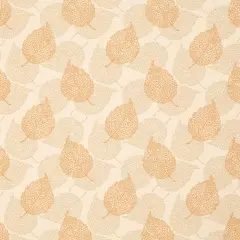 Mango - OrangeRust AbstractGeometric,leaves Upholstery Fabric 54 Inches"