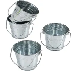 Mini Metal Buckets - 12