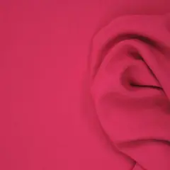 1 Yard Rayon Challis Hot Pink Woven Fabric, 57/58&Prime; Wide 100% Rayon