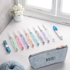 8 Pcs Crochet Hooks Set