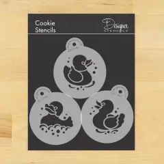 Rubber Duckies Cookie Set | C784 by Designer Stencils | Cookie Decorating Tools |