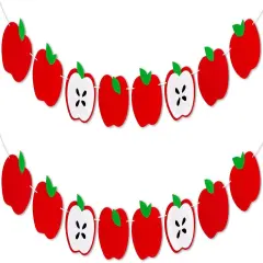 2Pcs 8.2Ft Back to School Felt Banner