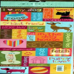 Marcella K Dog Embossed Stickers