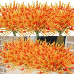 Artificial Fall Flowers Outdoors