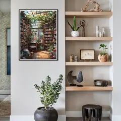 Diamond Art Kits for Adults Bookshlf,