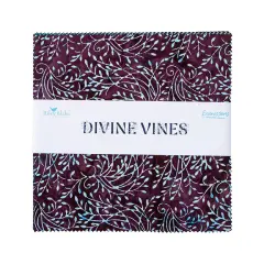 Expressions Batiks 10" Square Pack (Layer Cake / 10" Stacker) in Divine Vines by Riley Blake Designs for Riley Blake (10-23304-42)