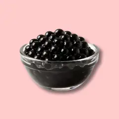 Black Tapioca Pearl 2.2 lbs, Chewy Boba for Homemade Bubble Tea