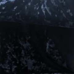 1 Yard Stretch Velvet Crushed Cyber Blue Navy Apparel Fabric Polyester Spandex Soft Drapey Holiday Material 58/60" width