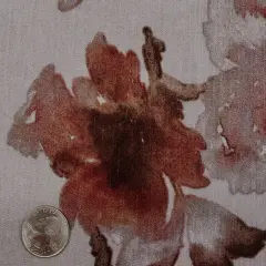 1 Yard Rose Dust Rayon Crinkle Fabric 50/52" Wide Lightweight Woven