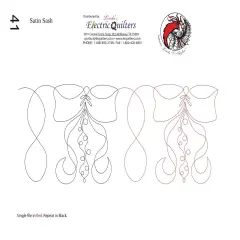 041 Satin Sash Pantograph by Linda V. Taylor