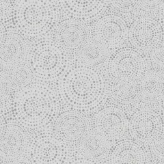 Grey Fog Hexi Dots Cotton Wideback Fabric per yard
