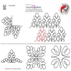 038 Coxcomb & Blocks Pantograph by Linda V. Taylor