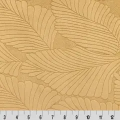 Brown Camel Cuddle 3 Extra Wide Tropic Burnout Fabric per yard