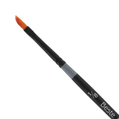 Creative Mark Beste Golden Taklon Dagger Striper 1/8" - 3 Pack Artist Paint Brush, Professional Watercolor Brushes, For Acrylic Painting, Short Handle, Sharp Edges, Hand-Tied & Shaped