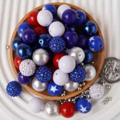 50pcs Chunky 20mm Acrylic Beads
