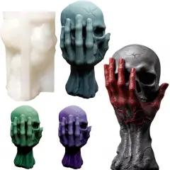 Halloween Skull Candle Molds