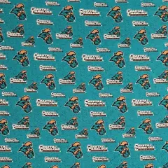 Licensed NCAA Coastal Carolina University CCU-1178 Cotton Fabric by the Yard