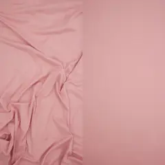 1 Yard DTY Brushed Solid Knit Fabric, 58/60&Prime; Wide Polyester Spandex Blend PINK PALE