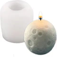 Moon shape Candle Silicone Molds