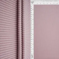 1 Yard Rib Interlock Fleece Solid Fabric 290 GSM Polyester Rayon Blend 58" Width PINK