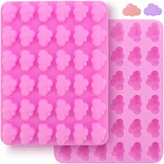 2 Pack 3D Cloud Shape Silicone Mold