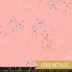 Speckled in Metallic Candy Pink (rs5027 37m) | Speckled | Rashida Coleman Hale | Ruby Star Society