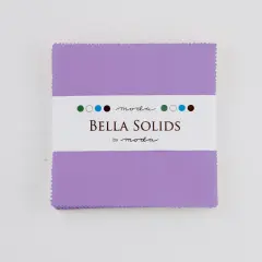 Bella Solids 5" Square Pack (Charm Pack) in Hyacinth by Moda for Moda (9900PP 93)
