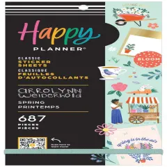 Happy Planner Classic Sticker Value Pack 30/Pkg-Spring