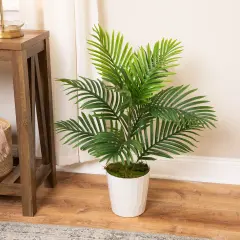 Northlight Potted Artificial Areca Palm Plant - 23.5" Green