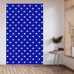 Lotus Backdrop Indian Traditional Cloth Indian Festival Decor Indian Pooja Wall Decor Indian Wall Art Photo Decor Banner Decorative Pooja Cloth Hindu Wedding Favor Blue