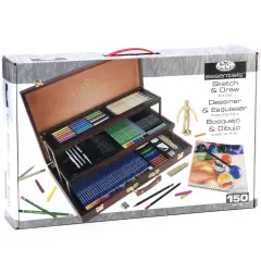RSET-ART8100 | Essentials&trade; 134pc Sketching & Drawing Box Art Set