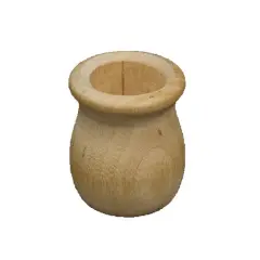 Wood Candle Cup - 1.38"
