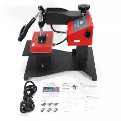 110V Pen Heat Press Machine DIY LOGO Heat Transfer Printing 3D Laser Paper 4x6in