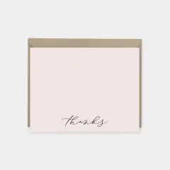 Thanks Wedding Note Cards III