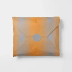 Fine Line Orange and Gray Gift Wrap