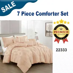 Stunning Severa Luxurious & Plush 7pc Comforter Set