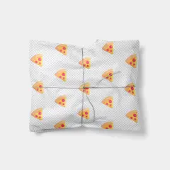Pizza Emoji Gift Wrap