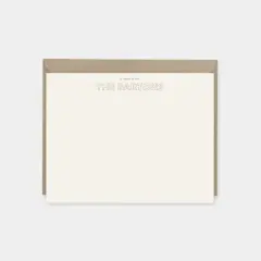 Outline Type Note Cards VI