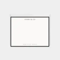 Elegant Wordmark Note Cards